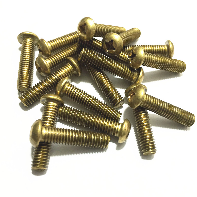 GB818»ÆÍ»úÂݶ¤Ô²Í·Ê®×ÖÂÝË¿ ÍÂÝË¿m5x6-8-10-12-14-60H62»ÆÍ