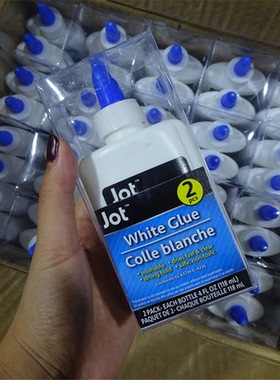 国Jot白胶white glue小学生用做手工制作可水洗液体胶水幼儿园
