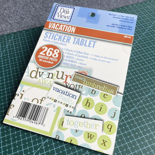 外单手帐贴纸本VACATION268帖