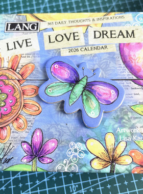 365 DAILY THOUGHTS & INSPIRATIONS CALENDAR彩印日历便签纸300+