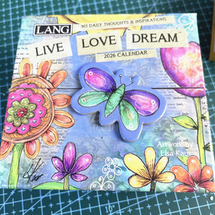 365 DAILY THOUGHTS & INSPIRATIONS CALENDAR彩印日历便签纸300+