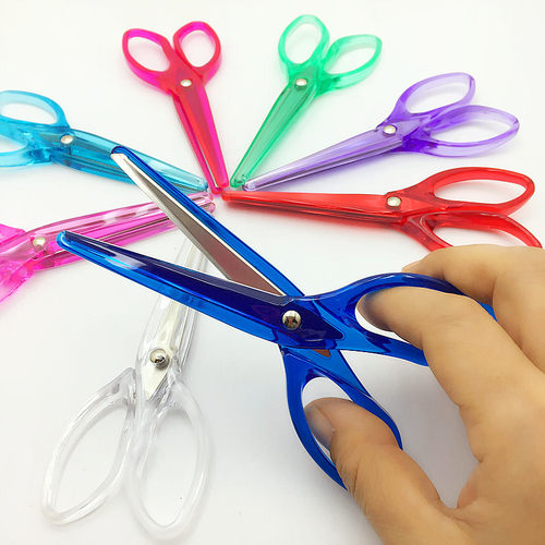 儿童手工剪刀安全剪纸不伤手