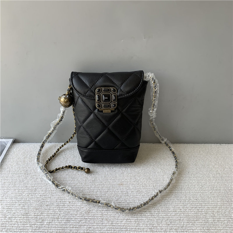 2024早春新款经典小香风菱格链条包羊皮单肩斜挎女包时尚手机包