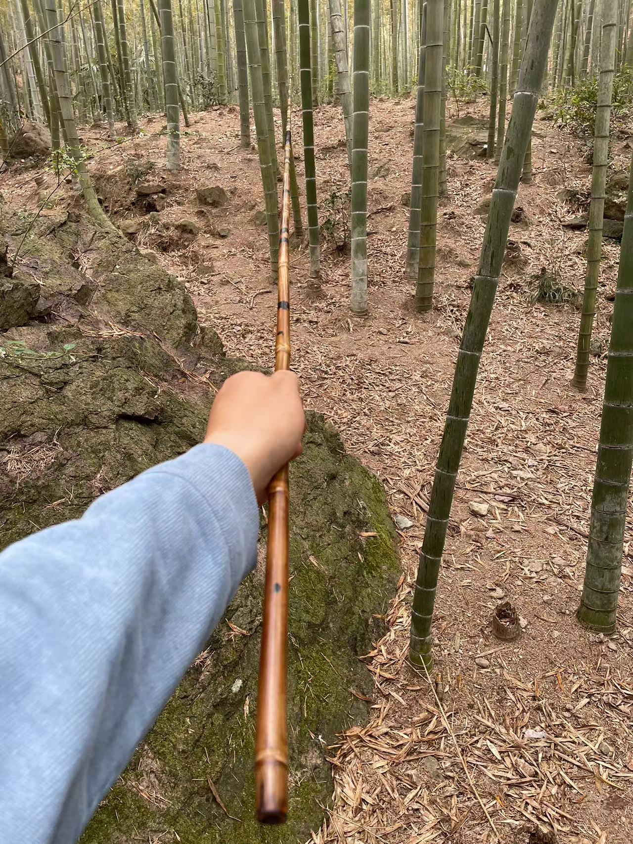 古法制作真竹子鱼竿箭竹古法鱼竿并继鱼竿溪流池塘野钓鱼竿真竹子