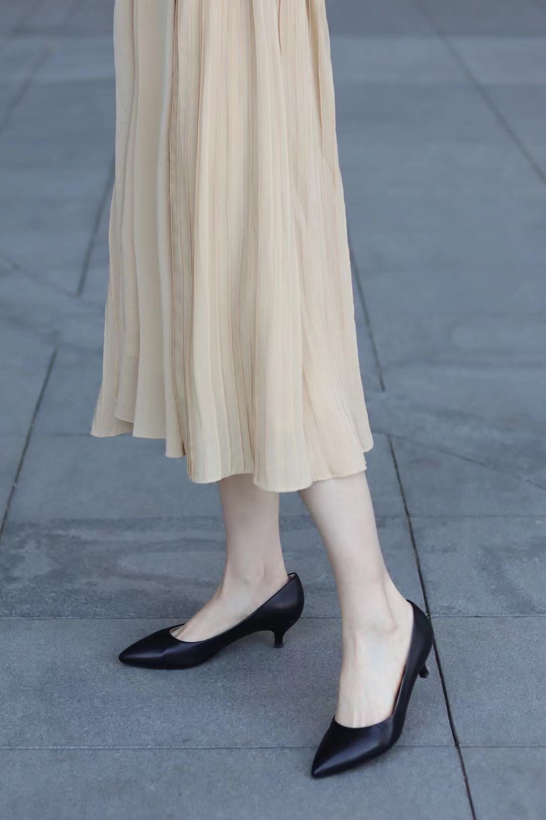 单鞋kk家休闲百搭单跟鞋