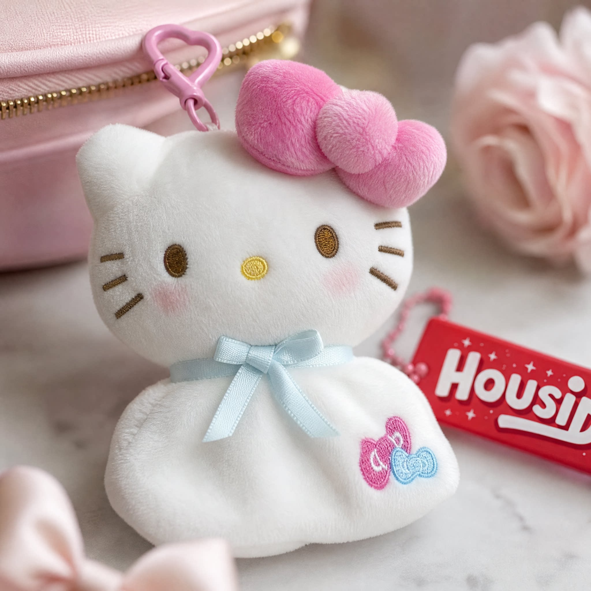 晴天娃娃kitty猫毛绒公仔包挂件