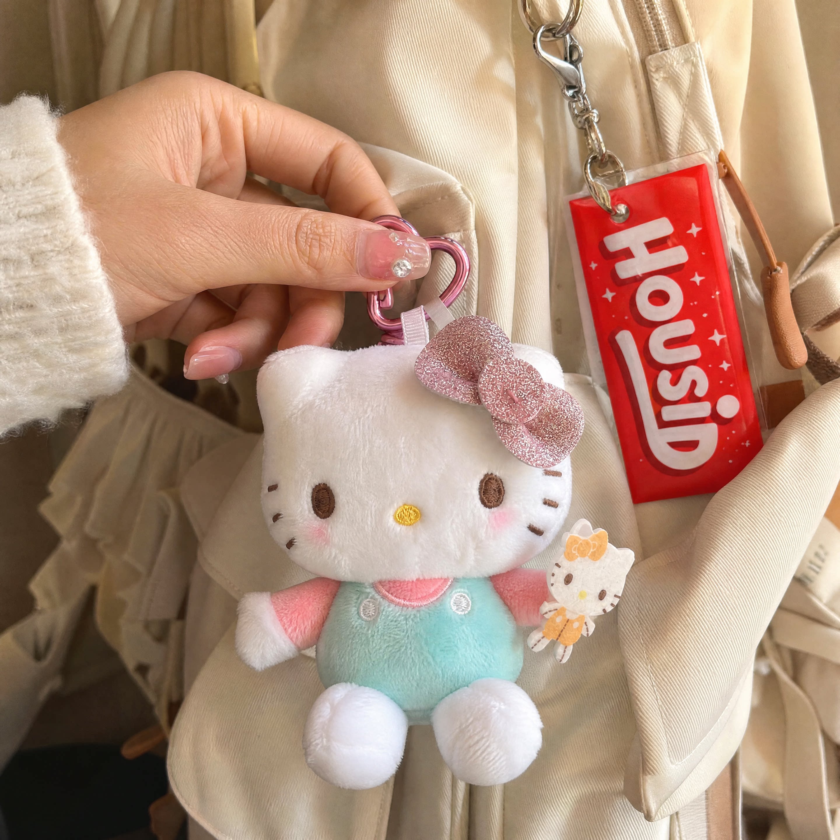 港澳50周年限定kitty包挂件