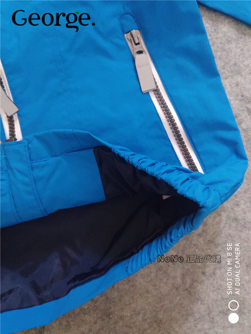 국내 스팟 조지 조지 영국 남아 블루 윈드 브레이커 레인 재킷 재킷