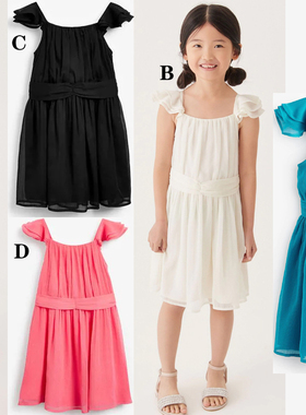 Next英国正品女童大童亲子粉色乳白色连衣裙伴娘礼服演出A73-426