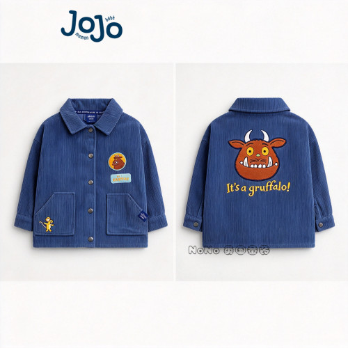 英国JoJo Maman Bebe男童咕噜牛外套灯芯绒夹克衬衫1-5岁G42-160