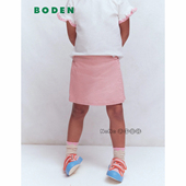 代购 14岁G5853 防走光全棉2 英国Mini Boden女童粉色半身裙短裤