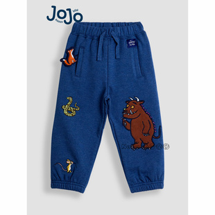 运动卫裤 现货英国JoJo Maman Bebe男童咕噜牛GRUFFALO长裤 172 W25