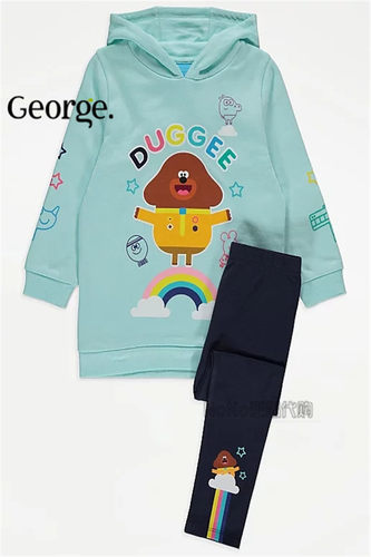 george英国女童紧身裤连帽衫现货