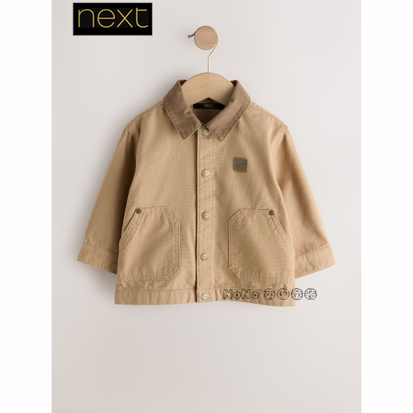 英国Next正品代购男童卡其色夹克外套单排扣全棉帆布新款H30-093,童装/婴儿装/亲子装,普通外套,淘宝优惠券,粉丝福利购,淘宝优惠卷