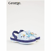 拖鞋 英国GEORGE乔治代购 儿童蓝色布鲁伊BLUEY洞洞鞋 沙滩1357863