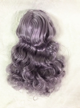 HobgobLin RBL头皮， 小布娃娃  白肌紫色RBL头皮带头发 头壳