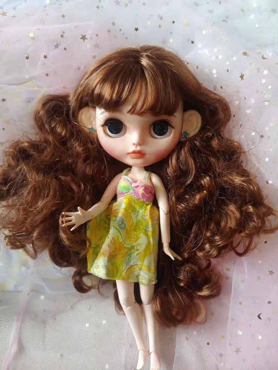 HobgobLin 19关节改娃 棕色卷发女 小布娃娃 改娃定金 直销定制