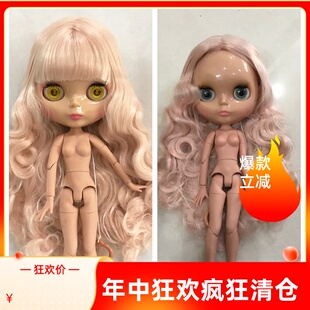 厂家直销 blythe小布娃娃19关节裸娃 各肌色 粉色 淡粉系集合