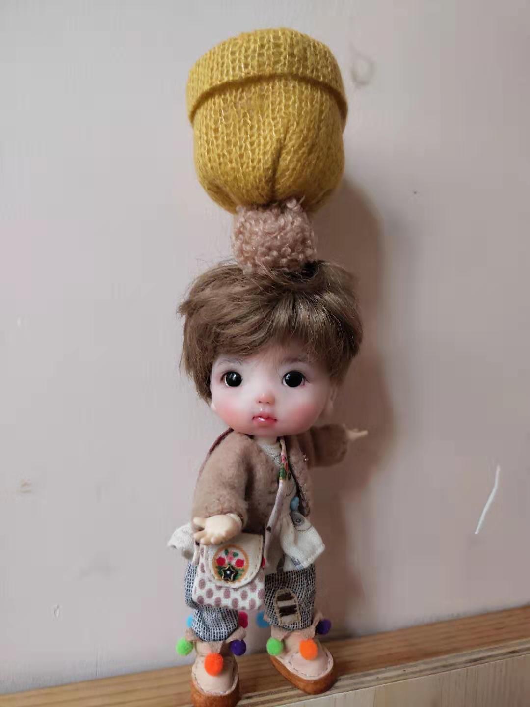 HobgobLin ob11纯手工软陶手捏男娃关节素体娃娃 可私人定制定金