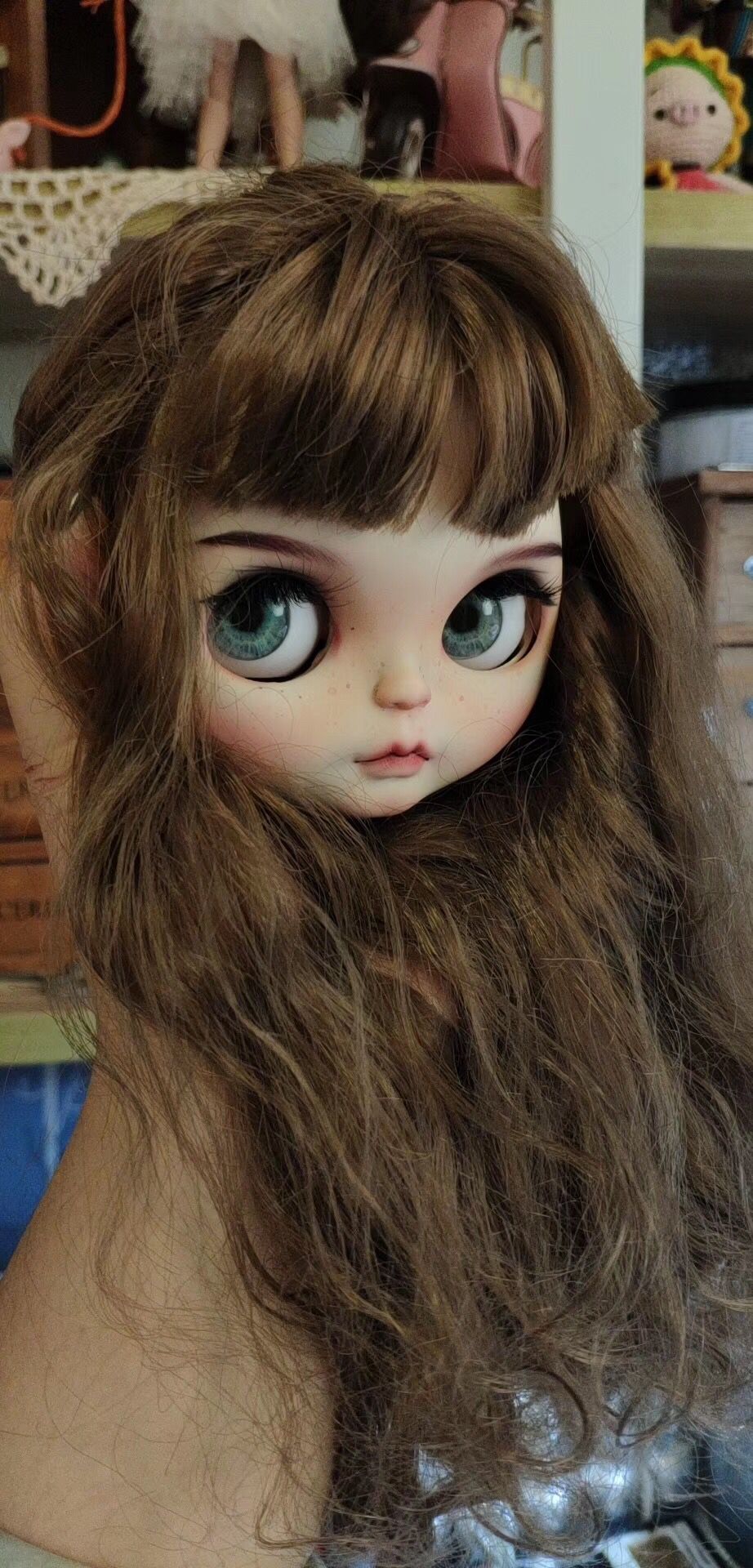 HobgobLin棕色头发 偏向欧美的真人风娃娃 裸娃 改娃改妆定制定金