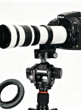 JINTU 420-800mmf8.3长焦镜头摄月打鸟手动对焦适合单反微单相机