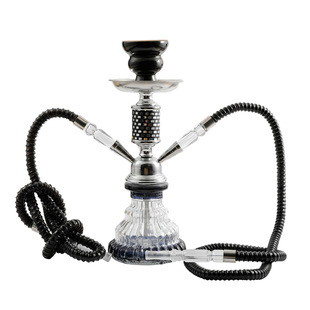 源头厂家直销供货水烟壶小号跨境铝烟具含配件水烟壶全套hookah