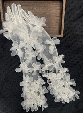 花瓣森系超仙香槟色高级感配饰