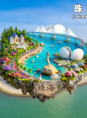 珠海金属冰箱贴旅游纪念品