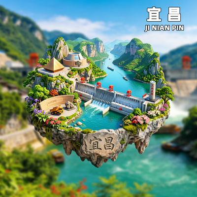 宜昌金属冰箱贴纪念品