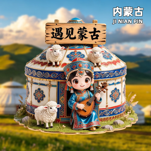内蒙古金属冰箱贴纪念品