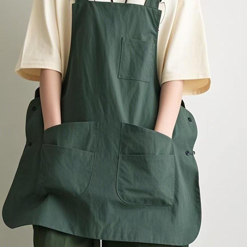 防泼水厨房家用围裙2025新款