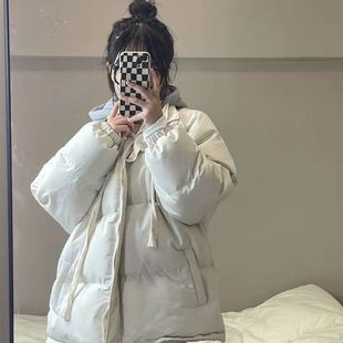 棉衣潮 中大童小个子棉服外套假两件学生女童棉服韩版 新款 2022冬季