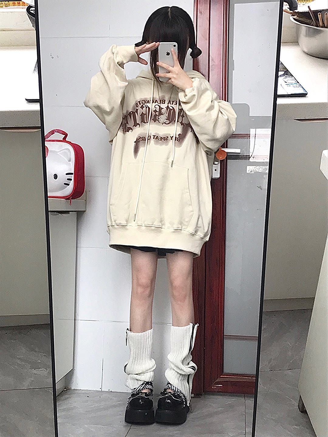 童装连帽卫衣女个性百搭