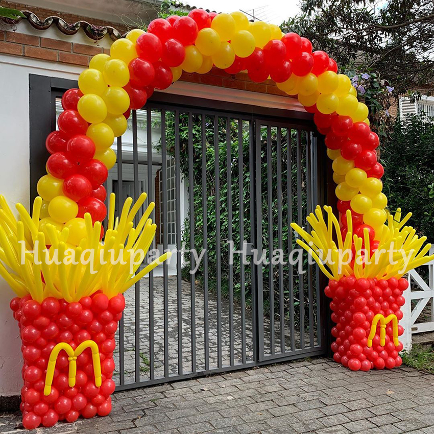 六一儿童节气球拱门装饰学校教室布置开业周年庆活动场景氛围装扮