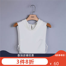 无袖 气质显瘦简约优雅上衣4F490701 圆领修身 专柜正品 奈 夏季