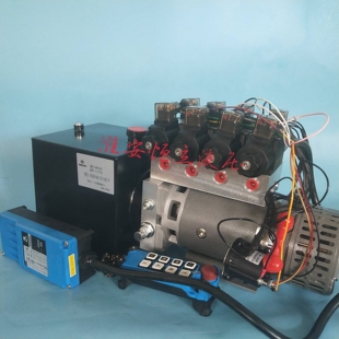 动力单元12V24V双作用站电动油泵电机爬梯液压工具管液压油缸液压