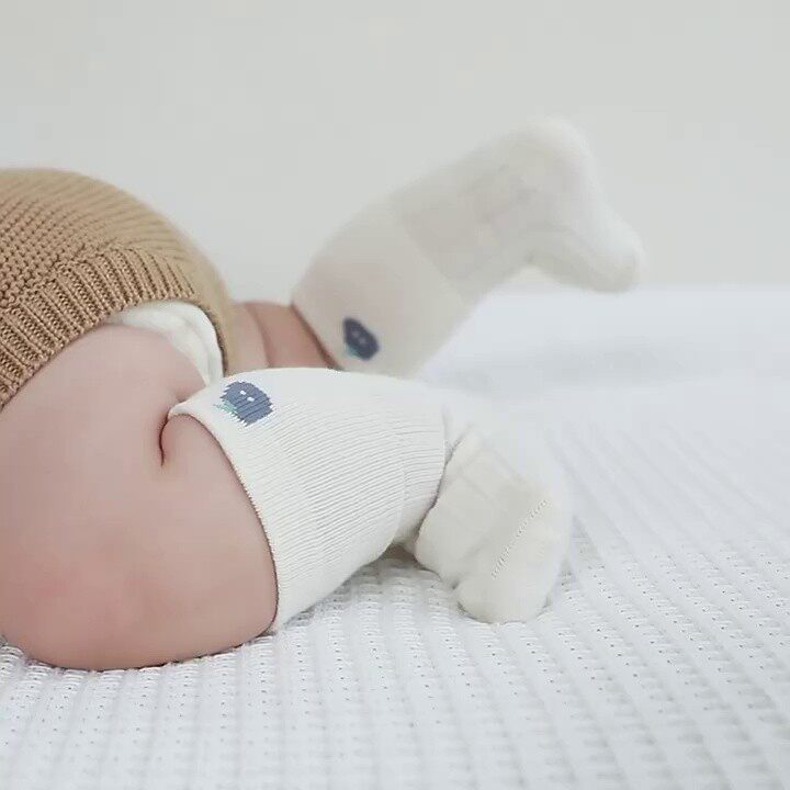 新生婴儿袜子春秋季纯棉初生幼儿宝宝0-3月无骨松口不勒中筒袜