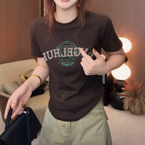 【送运费险】潮牌字母印花短袖女
