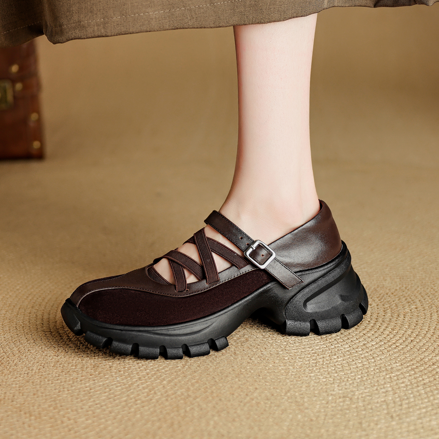 6cm厚底玛丽珍鞋女2025年新款