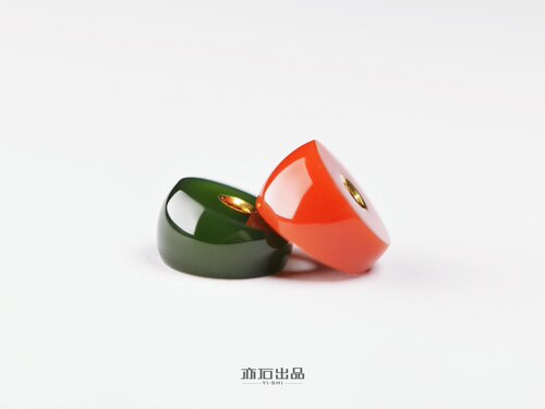 亦石出品·斜切大肠·红绿撞色组合