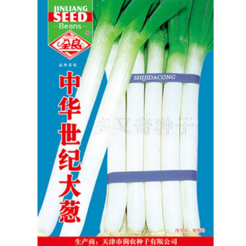 中华世纪大葱种子 春秋耐寒耐旱大葱籽辛辣葱白紧实不分蘖蔬菜籽