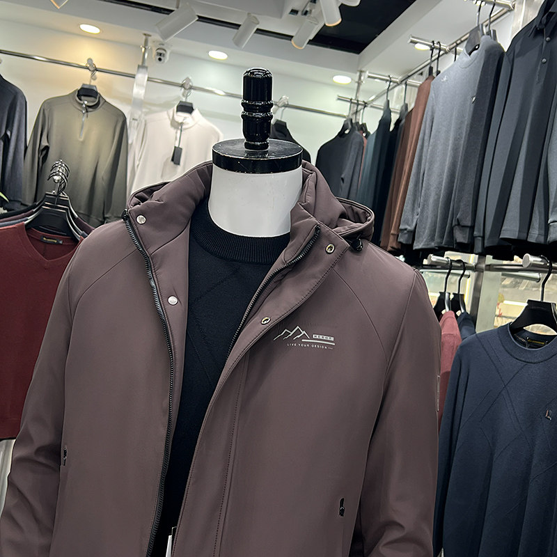 棉衣男冬季连帽休闲加厚保暖棉服中青年男士2025冬装棉袄外套潮