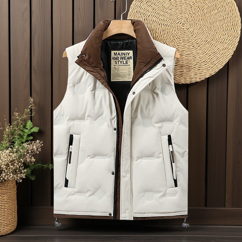 保暖羽绒服马甲男女同款