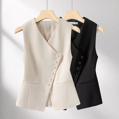 老钱风高级感穿搭马甲女时髦洋气