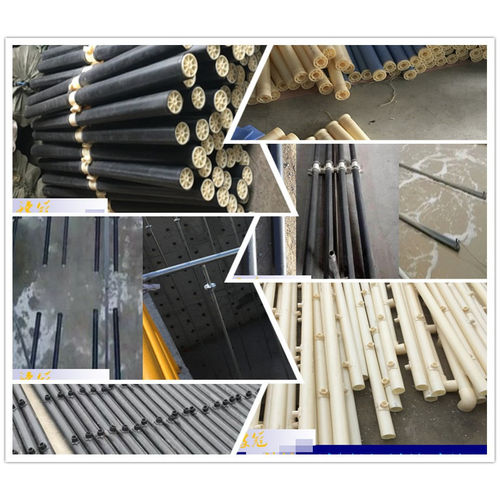 65x500微孔曝气管 EPDM/硅胶管式曝气器配件马鞍卡箍U型卡DN65/80