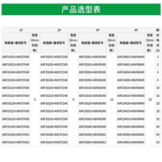 施耐德空气开关D型漏电保护器IC65N保护断路器带漏保2/3P63A空开