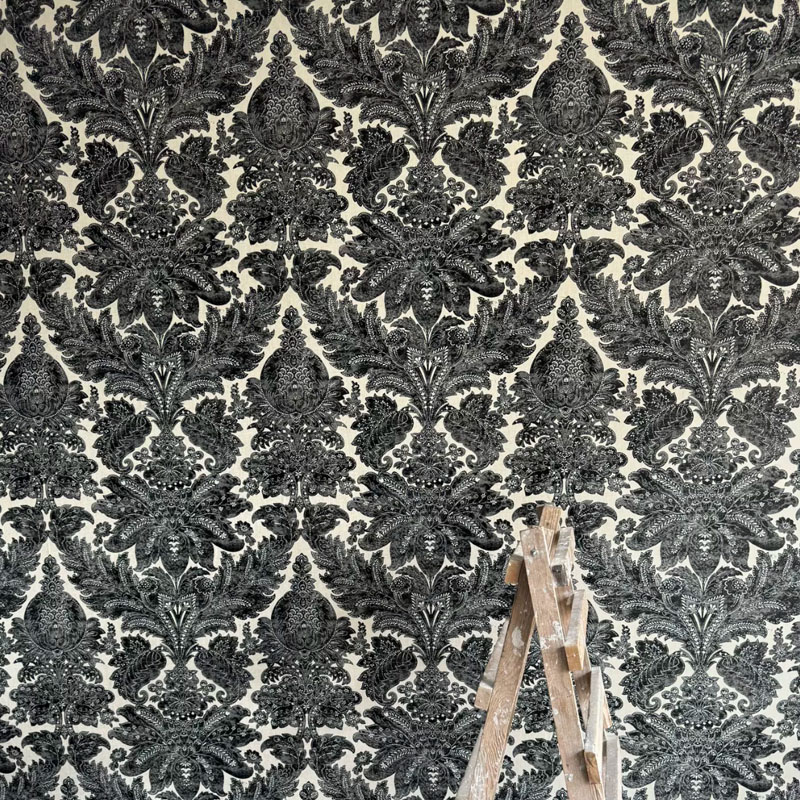 北美进口现货特价纯纸简约欧式高端大气轻奢风卧室客厅背景墙壁纸