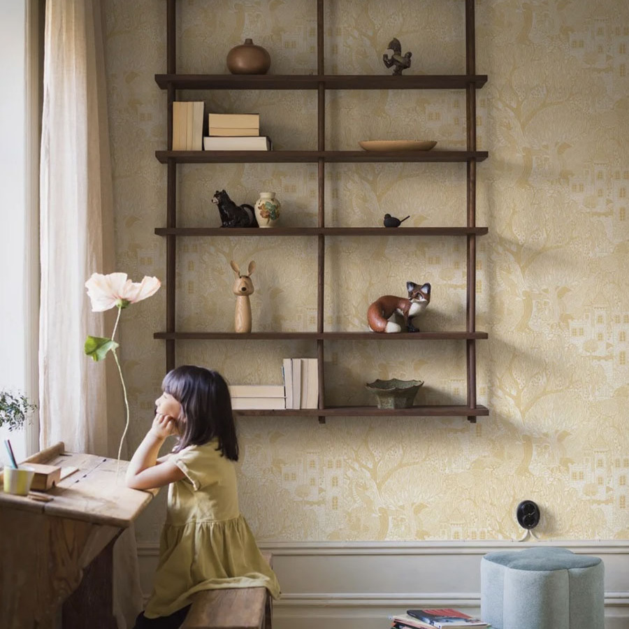 瑞典原装进口环保柳树森林墙纸