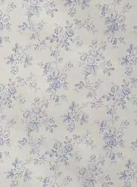 美国Wallquest进口美式温馨小碎花卧室背环保纯纸墙壁纸现货清仓