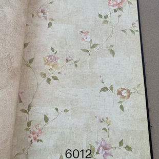 美式乡村复古斑驳田园花卧室温馨满铺纯纸环保美国进口YORK墙壁纸